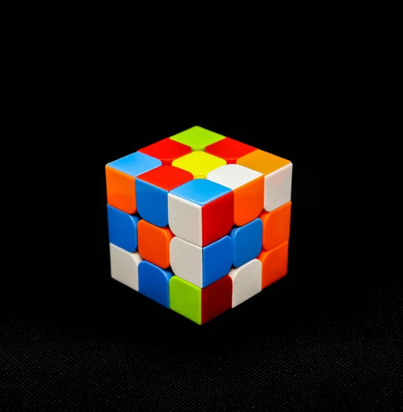 Cubo Rubik Rompecabezas Combinación Inventado 1974 Por Escultor Húngaro Profesor — Foto de Stock