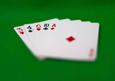 Poker eli: yüksek kart - en yüksek sıralaması kartı.