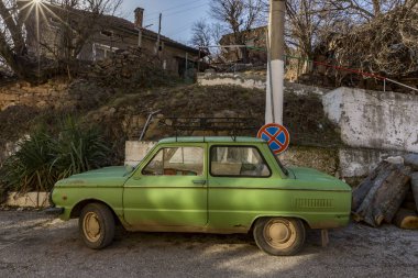 Eski SSCB Araba, Opletnya Köyü, Bulgaristan,