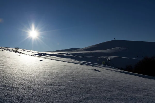 Vratsa Bulgária 2019 Rastreamento Inverno Montanha Stara Planina Aldeia Lakatnik — Fotografia de Stock