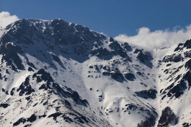 Stara Planina Dağı'nın Triglav masifinin panoramik manzarası, Orta Balkan Milli Parkı, Bulgaristan