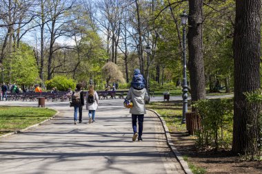Sofya, Bulgaristan, 04.14.2019-Borisova Gradina Parkı