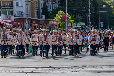 Sofya, Bulgaristan - 05.09.2019 - Lulin konut kompleksi bayram günü
