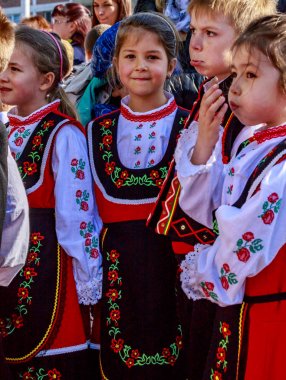 Sofya, Bulgaristan - 05.09.2019 - Lulin konut kompleksi bayram günü