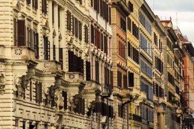 Roma, İtalya. Sokak görünümleri