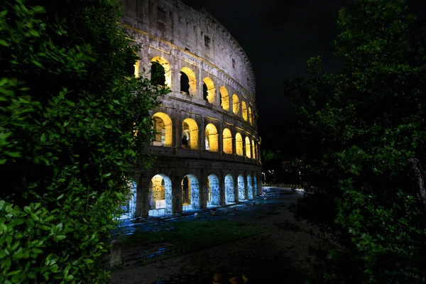 Rom Italien Utsikt Över Gatan Colosseum — Stockfoto