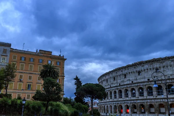 Рим Італія 2019 Вид Вулицю Колосеу — стокове фото