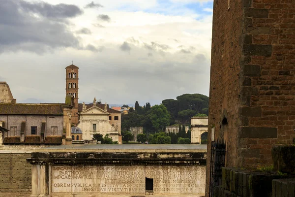 Рим Италия Римский Форум Пфальц — стоковое фото