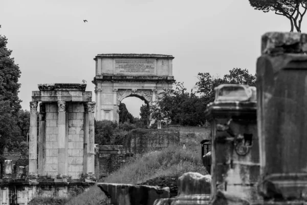 Roma Itália Fórum Romano Palatino — Fotografia de Stock