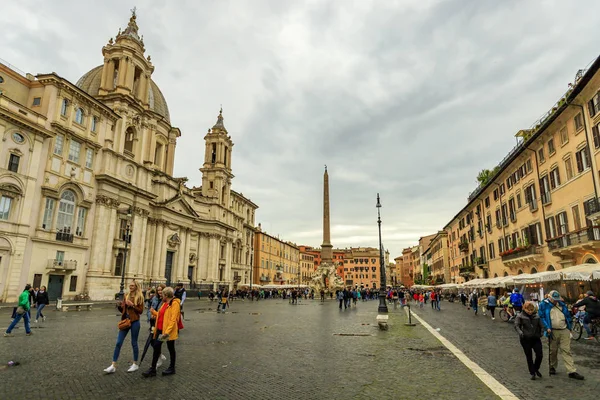 Ρώμη Ιταλία Πιάτσα Ναβόνα — Φωτογραφία Αρχείου