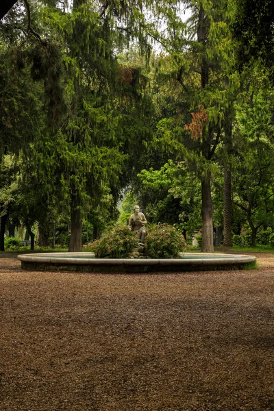 Řím Itálie Výhled Ulici Villa Borghese Garden — Stock fotografie