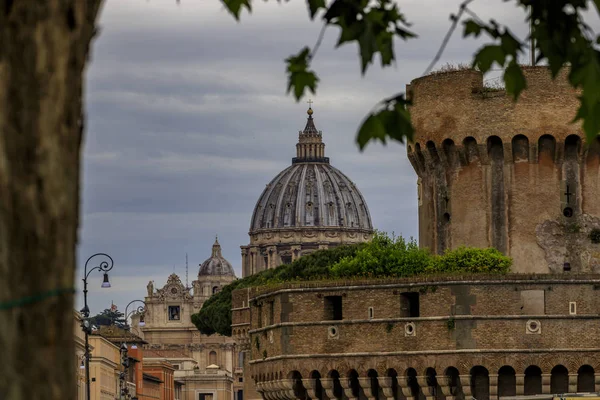 Рим Італія 2019 Кастель Sant Angelo Адріан Парк — стокове фото