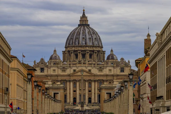 Rome Italie Vue Sur Rue Vatican — Photo