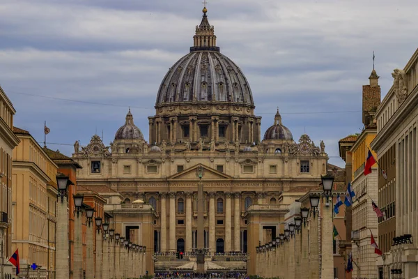 Rome Italie Vue Sur Rue Vatican — Photo