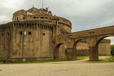Roma, İtalya, 05.25.2019 - Castel Sant'Angelo, Adrian Park