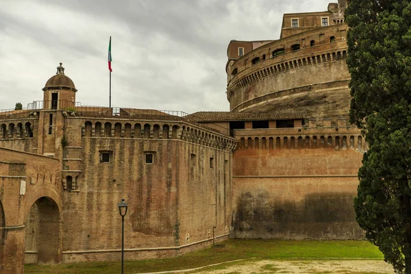 Рим Италия 2019 Castel Sant Angelo Adrian Park — стоковое фото