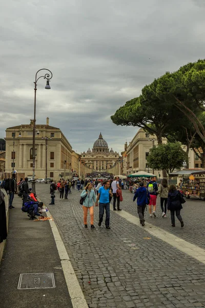 Roma Italia Vista Strada — Foto Stock