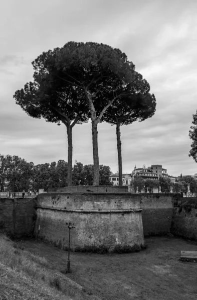 Rome Italië 2019 Castel Sant Angelo Adrian Park — Stockfoto