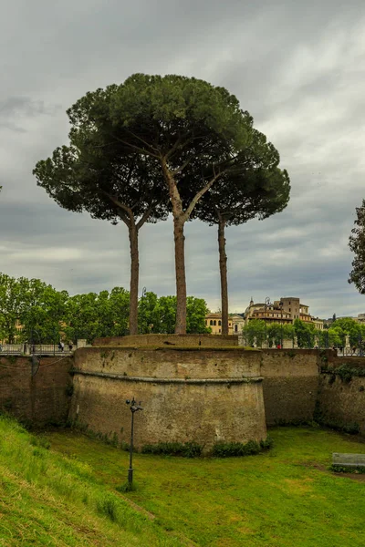 Roma Italia 2019 Castel Sant Angelo Parco Adriano — Foto Stock