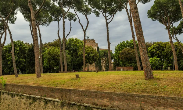 Rome Italy 2019 Castel Sant Angelo Adrian Park — Stock Photo, Image