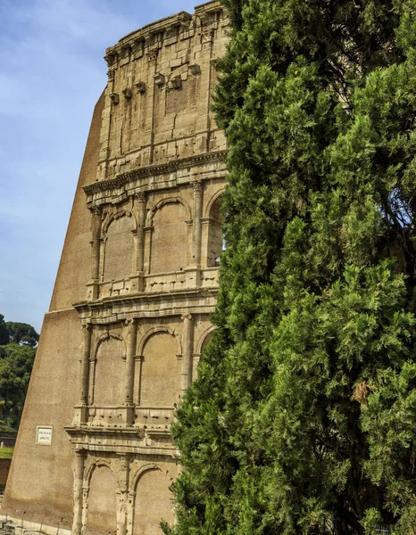 Roma Italia 2019 Vista Sulla Strada Colosseo — Foto Stock