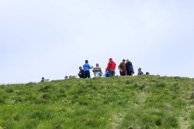 Pehchevo, Kuzey Makedonya, 06.09.2019: Kadiytsa zirvesine izleme, Vlahina dağı