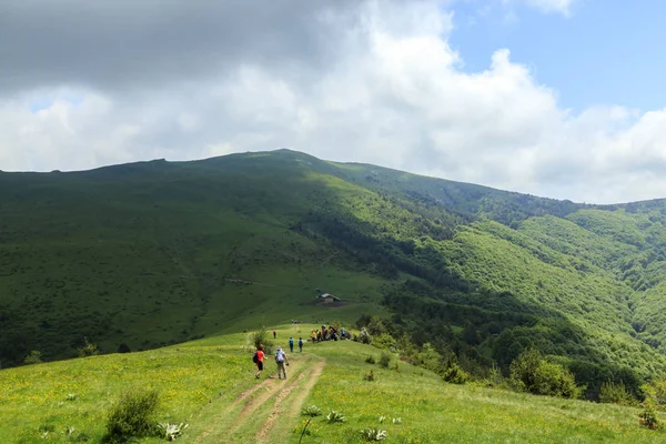 Pehchevo Kuzey Makedonya 2019 Kadiytsa Zirvesine Izleme Vlahina Dağı — Stok fotoğraf