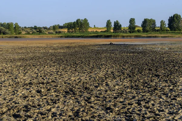 Shabla Tuzla Bulgarien Ist Eine Lagune Deren Boden Mit Schwefelwasserstoff — Stockfoto
