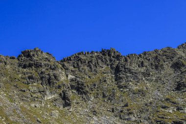 Rila Dağı'nda yürüyüş, Bulgaristan. Takip güzergahı Ystrebetz - Musala zirvesi