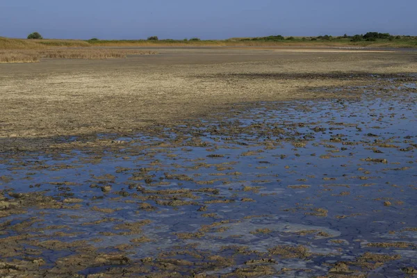 Shabla Tuzla Bulgarije Het Een Lagune Van Het Meer Die — Stockfoto