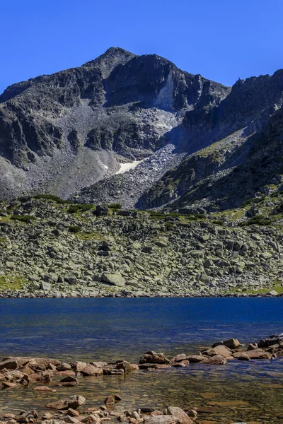 Wandern Rila Gebirge Bulgarien Tracking Route Ystrebetz Musala Summit — Stockfoto