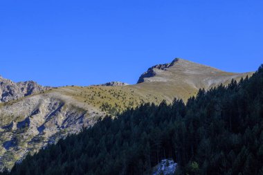 Olymp Dağı. Skolio ve Mitikas zirvelerine giden yolda izleme görüşleri