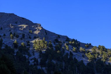 Olymp Dağı. Skolio ve Mitikas zirvelerine giden yolda izleme görüşleri