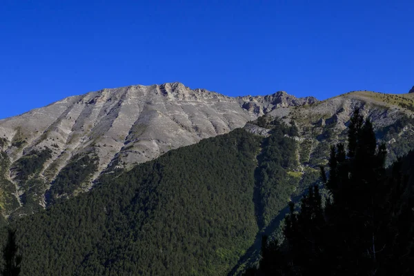 Olymp Dağı. Skolio ve Mitikas zirvelerine giden yolda izleme görüşleri