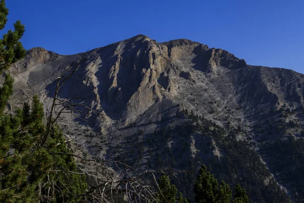 Olymp Dağı. Skolio ve Mitikas zirvelerine giden yolda izleme görüşleri