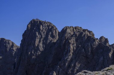 Olymp Dağı. Skolio ve Mitikas zirvelerine giden yolda izleme görüşleri