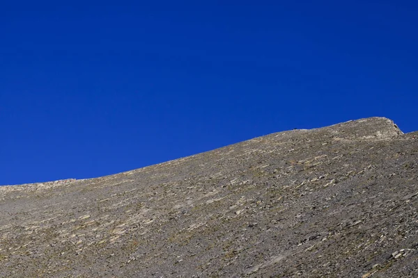 Olymp mountain. Tracking views on the way to Skolio and Mitikas summits