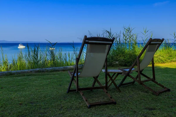 Agora Beach, kasandra, Chalkidiki, Yunanistan