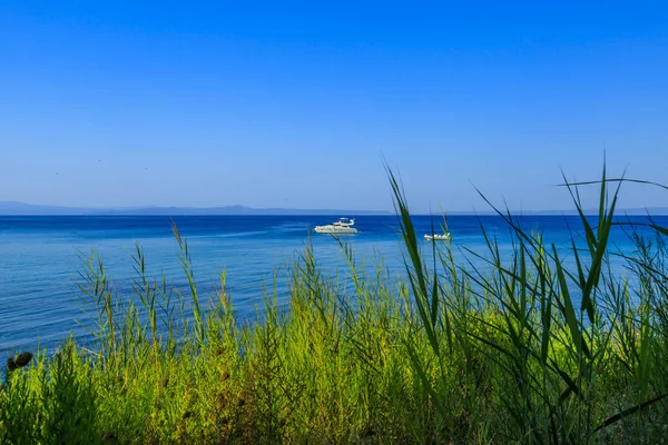 Agora Beach Kasandra Chalkidiki Greece — Stock Photo, Image