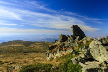Vitosha mountain'dan görünüm, Bulgaristan