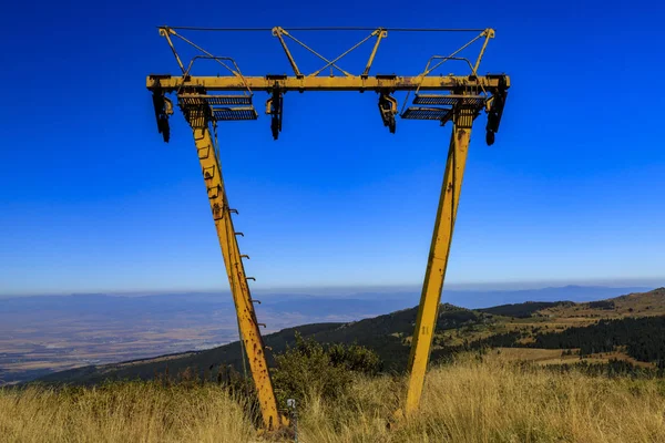 Abandoned ski lift infrastructure, Vitosha mountain, Bulgaria