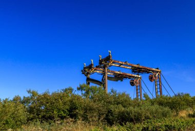 Terk edilmiş telesiyej altyapısı, Vitosha dağı, Bulgaristan