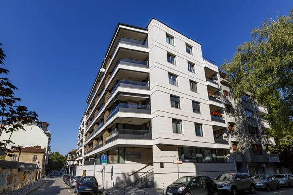 Sofya, Bulgaristan, 210.25.2019: Konut binası