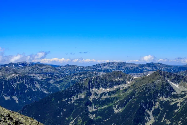 风景和景观 保加利亚Rila山Ystrebetz至Musala Sumit的追踪路线 — 图库照片