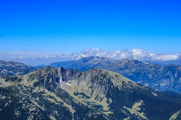 Vistas Paisajes Ruta Seguimiento Ystrebetz Musala Sumit Montaña Rila Bulgaria — Foto de Stock