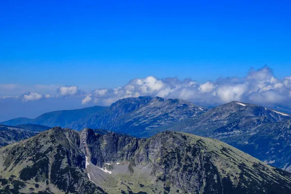 风景和景观 保加利亚Rila山Ystrebetz至Musala Sumit的追踪路线 — 图库照片