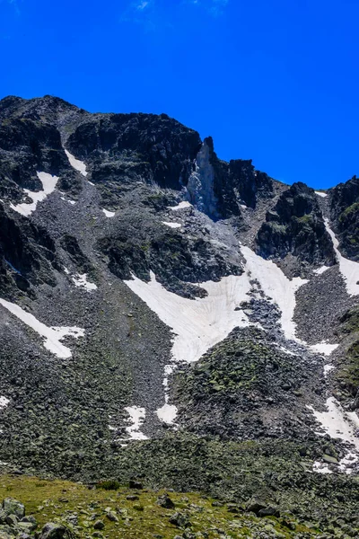 风景和景观 保加利亚Rila山Ystrebetz至Musala Sumit的追踪路线 — 图库照片