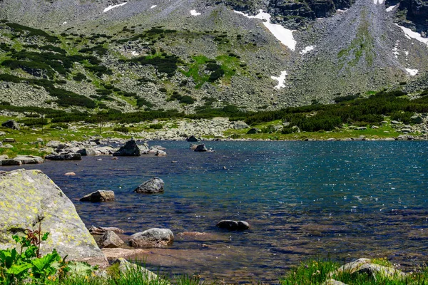 Види Пейзажі Маршрут Істробца Вершини Мусала Рильська Гора Болгарія — стокове фото