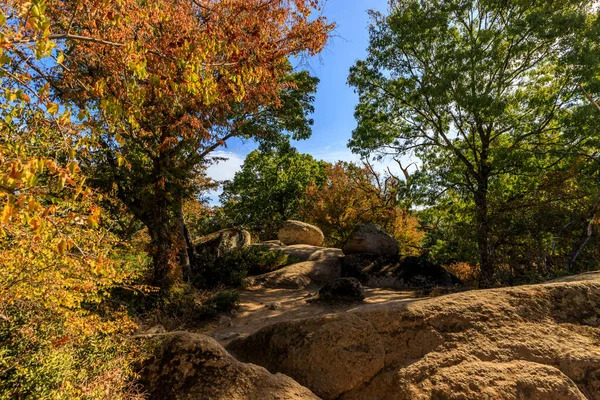 Beglik Tash Prehistoric Rock Sanctuary Situated Southern Black Sea Coast — Stock Photo, Image