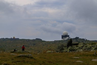 Bulutlu ve dışlanmış hava, Vitosha dağı, Bulgaristan